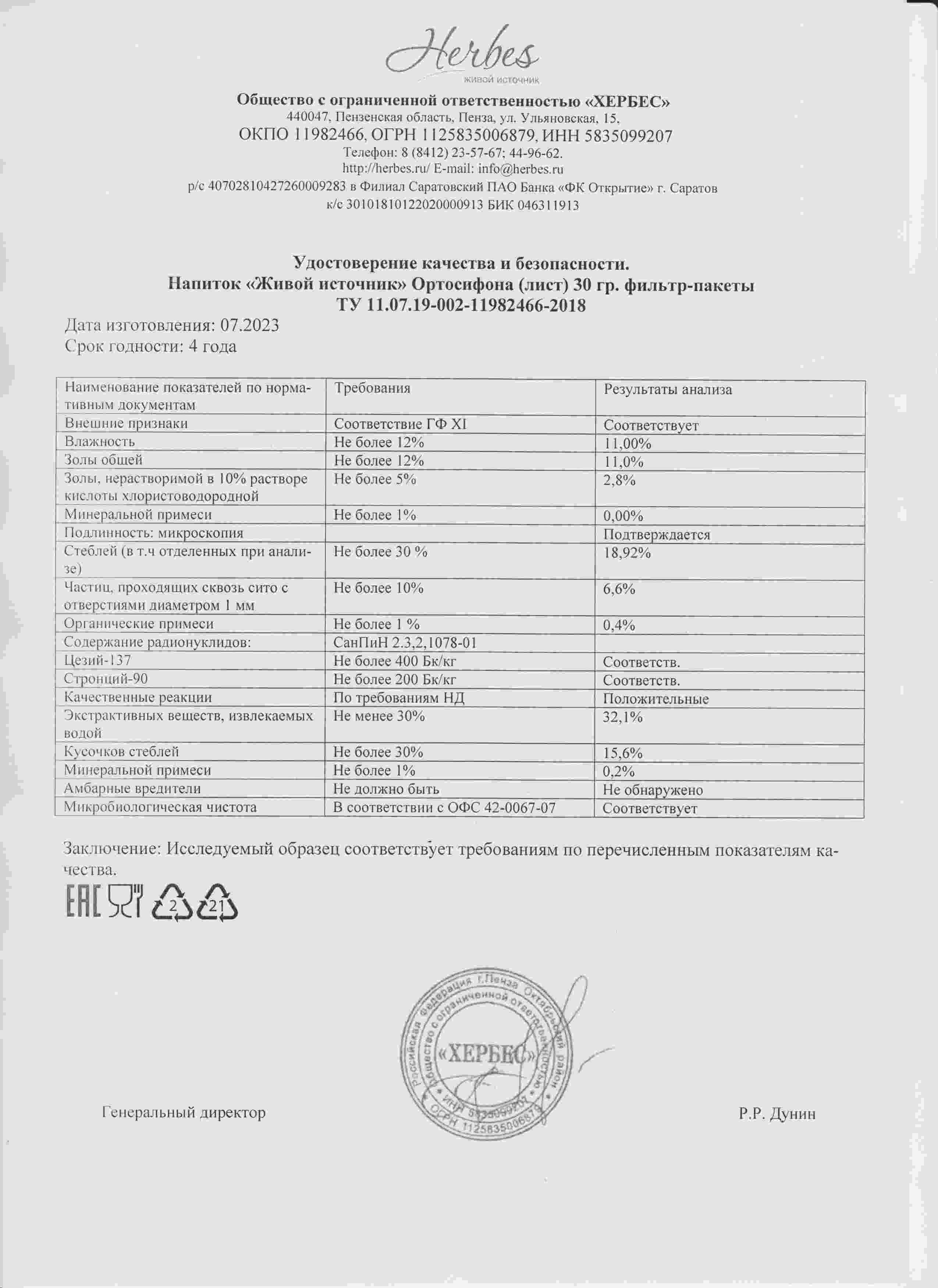 Паспорт №072023